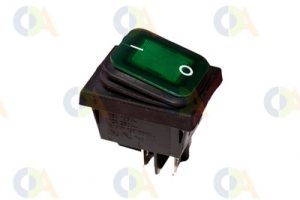 INTERRUPTOR BASCULANTE 30X22MM VERDE