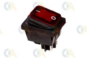 INTERRUPTOR BASCULANTE 30X22MM VERMELHO