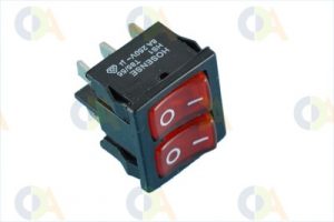 INTERRUPTOR DUPLO LUMINOSO 6 C