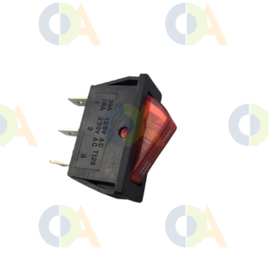 INTERRUPTOR LUMINOSO VERMELHO 3C