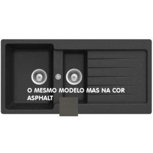 LAVA LOUÇA ENCASTRAR RODI - COMPOSITE 100BC ASPHALT - XL051000438