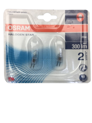 CONJUNTO 2 LÂMPADAS OSRAM 12V