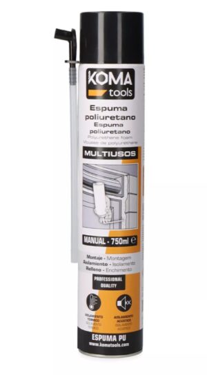ESPUMA POLIURETANO 750ML KOMA TOOLS