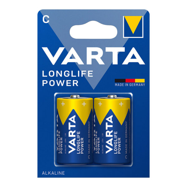PILHA ALCALINA VARTA LONGLIFE POWER C - LR14
