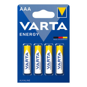 PILHA VARTA ALCALINA AAA LR03 ENERGY VALUE PACK 4UN