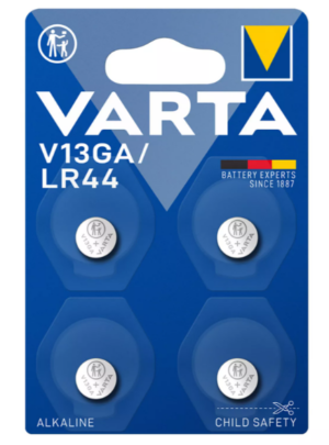 PILHA LR44 V13GA VARTA (BLISTER 4UN)