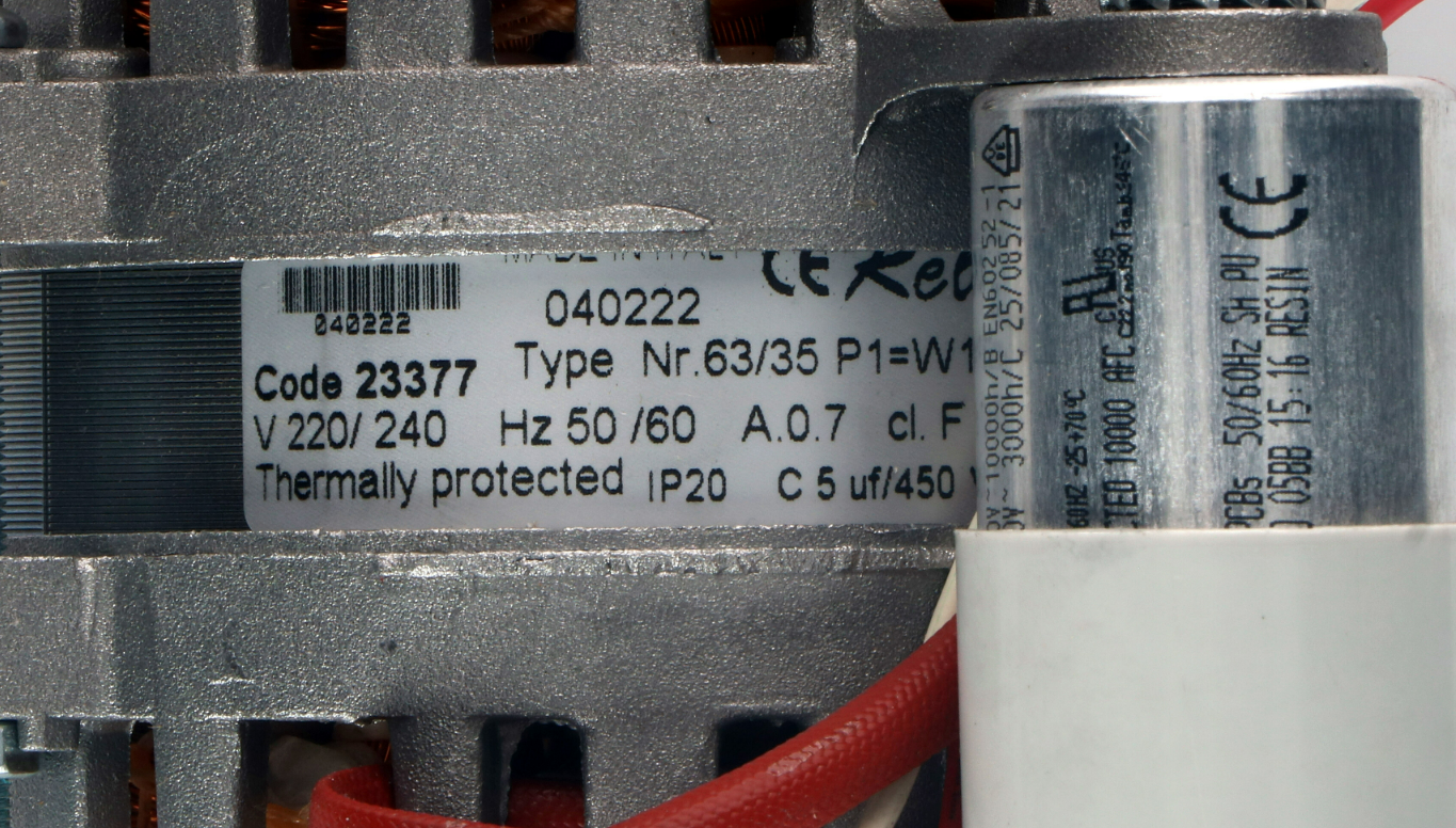 BOMBA BREMA 63/35 50/60HZ 120W 230V E240MM ROTAÇÃO DIREITA ø22MM - Image 2