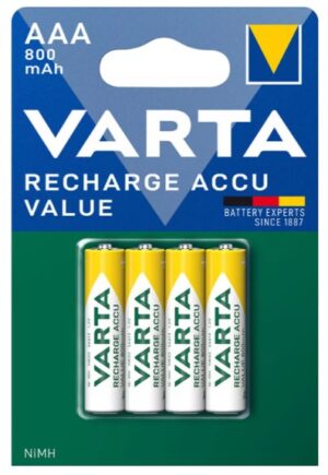 PILHA RECARREGÁVEL VARTA AAA 800MAH